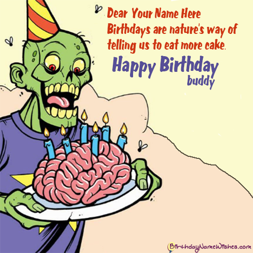 Happy Birthday Funny Images For Friend With Name