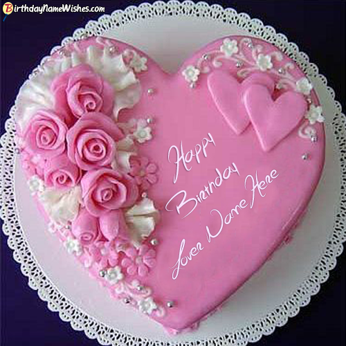 Roses Birthday Cake For Lover Images With Name