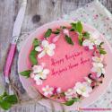 Beautiful Decorated Name Birthday Cake For Husband