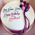 Birthday Cake Gift For Boyfriend With Name Editor