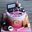 Branded Chanel Birthday Cake For Girls With Name