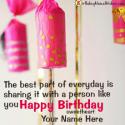 Cute Birthday Messages For Girlfriend With Name