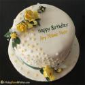 Happy Birthday Cake For Girls With Name Writing