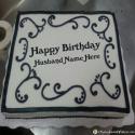 Happy Birthday Cake For Husband With Name Editor