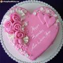 Roses Birthday Cake For Lover Images With Name