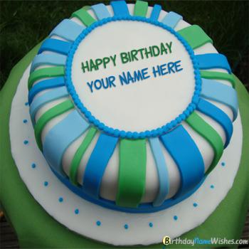 Colorful Name Birthday Cake For Brother Images
