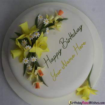 Create Birthday Cakes For Friend With Name Online