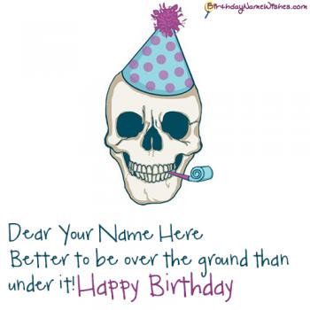 Funny Birthday Wishes For Men With Name Editing