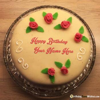 Romantic Red Roses Birthday Cake For Boyfriend Online